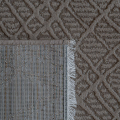 Sign Rug – Artistic Balance with a Touch of Beige