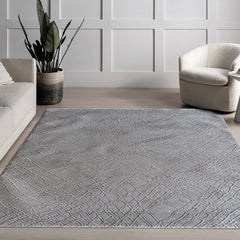 Sign Rug – Artistic Balance with a Touch of Beige