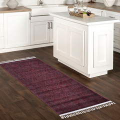 Gulzar Rug – Heritage Charm in Deep Red