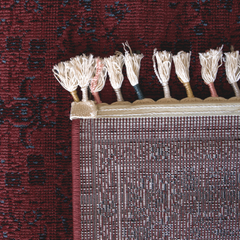 Gulzar Rugs - Red Elegance with a Modern Touch