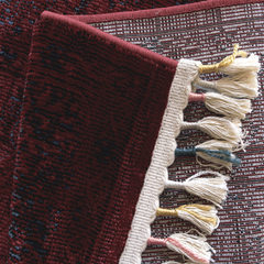 Gulzar Rugs - Red Elegance with a Modern Touch