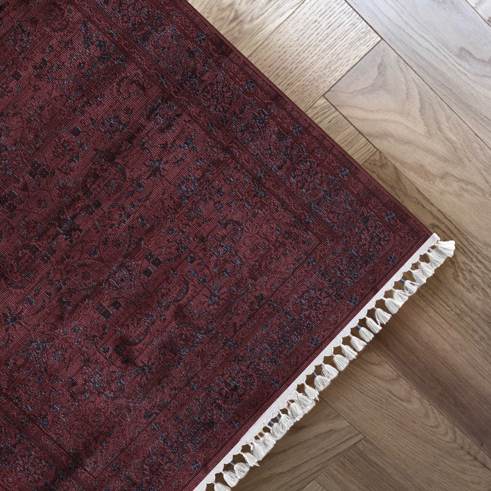 Gulzar Rugs - Red Elegance with a Modern Touch