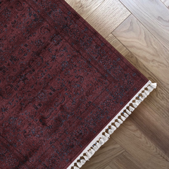 Gulzar Rugs - Red Elegance with a Modern Touch